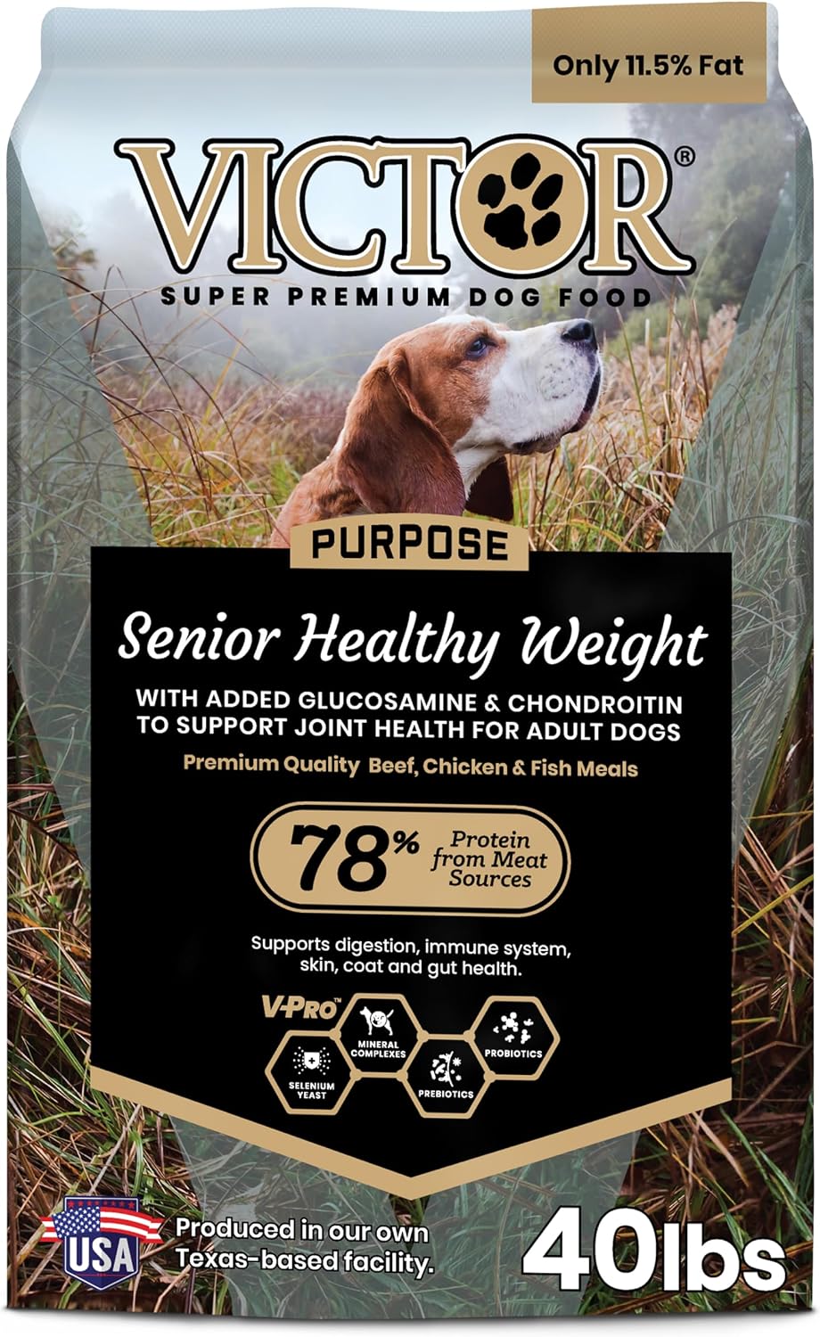 Purpose - Senior Healthy Weight Management Dry Dog Food, 40 lb