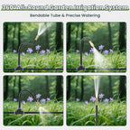 200 Ft Drip Irrigation System with Smart Water Timer (Double Tube)