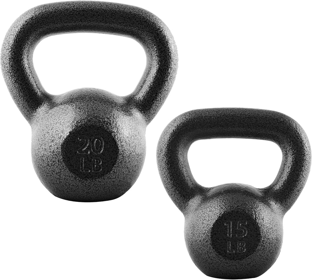 Barbell Cast Iron Kettlebell - Singles and Sets, Multiple Weight Choices