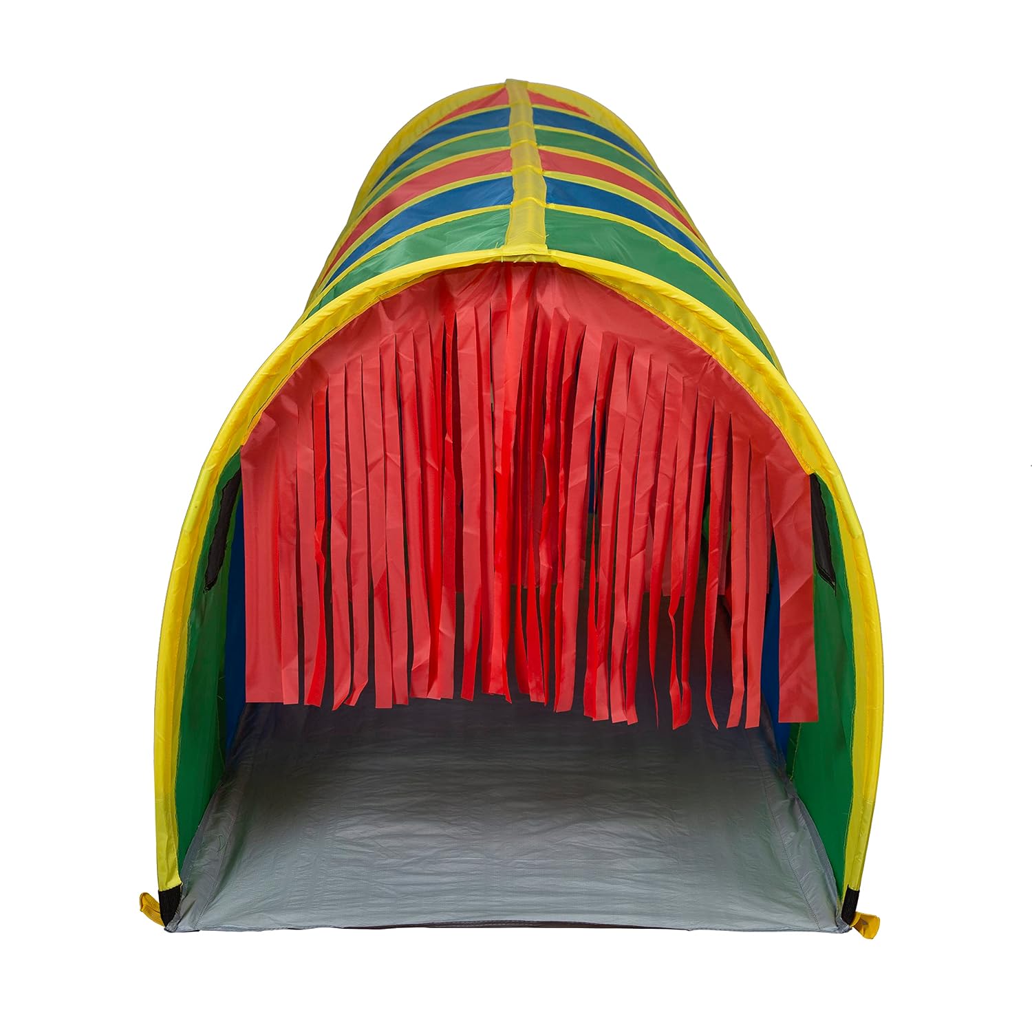 95200 Kids Super Sensory 9-Foot D Style Institutional Crawl Play Tunnel, 9' x 30" x 30", Multicolored