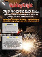 Welding Knight 1000amp K4000 Carbon Arc Gouging Torch, Blue Handle