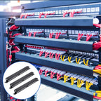 Leinuosen 4 Pcak 1u 19'' Cable Manager 24 Slot Horizontal Rack Mount