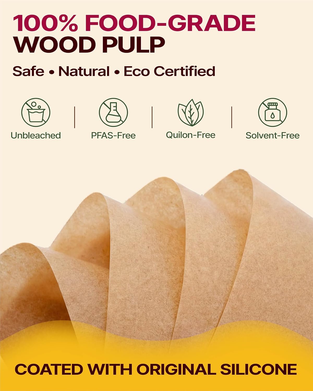 Unbleached Parchment Paper Roll, 12 in x 262 ft, 260 Sq Ft