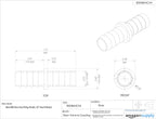 Dixon BM2 Brass Hose Fitting, Mender, 1/4" Hose ID Barbed