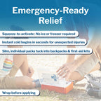 Instant Cold Packs, Pain Relief, Swelling, 6 x 9 in
