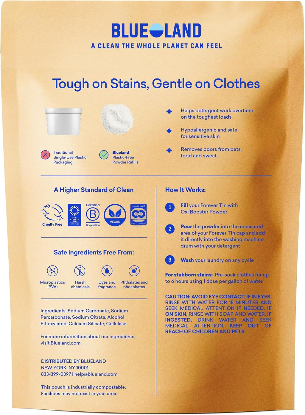 Oxi Laundry Booster Powder Refill 2-Pack, Clear Skies, 35.2 oz