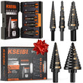 KSEIBI Industrial Grade Unibit 5-Pieces Step Drill Bits Set