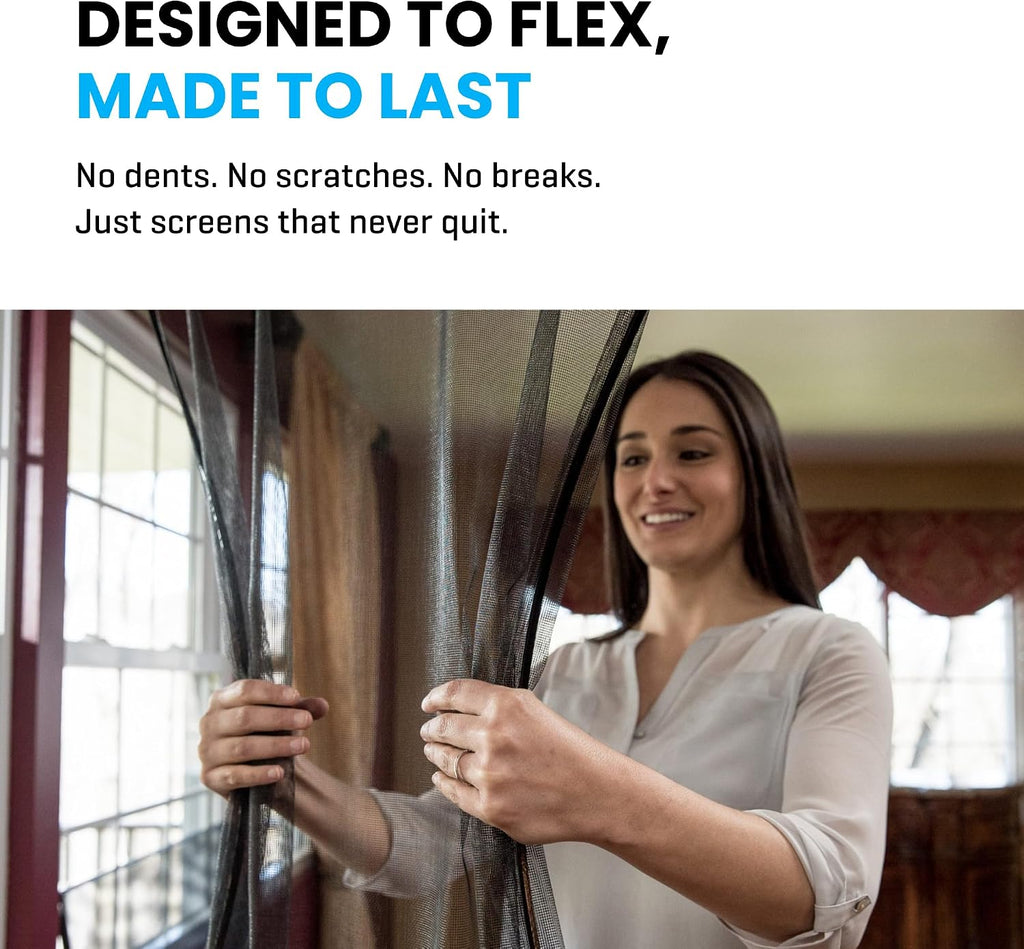 Custom Window Screen – Flexible, DIY Window Screen Replacement for House Windows – Custom Size Window Screens for