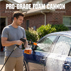 Foam Cannon for Pressure Washer, 1L Snow Foam Lance | 1/4 in quick connect, Includes extra orifice nozzle, foam