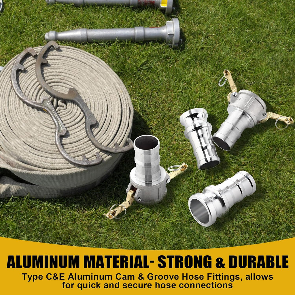 8 Set 2 Inch Camlock Fittings Type C&E