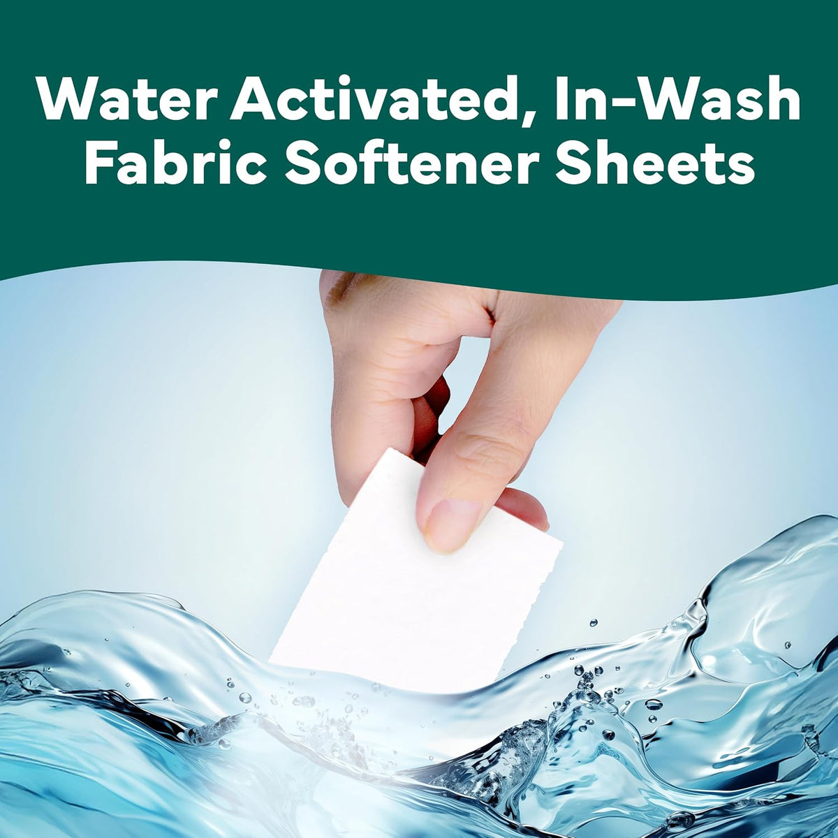 In Wash Fabric Softener Sheets, Fresh Linen, 32 Strips