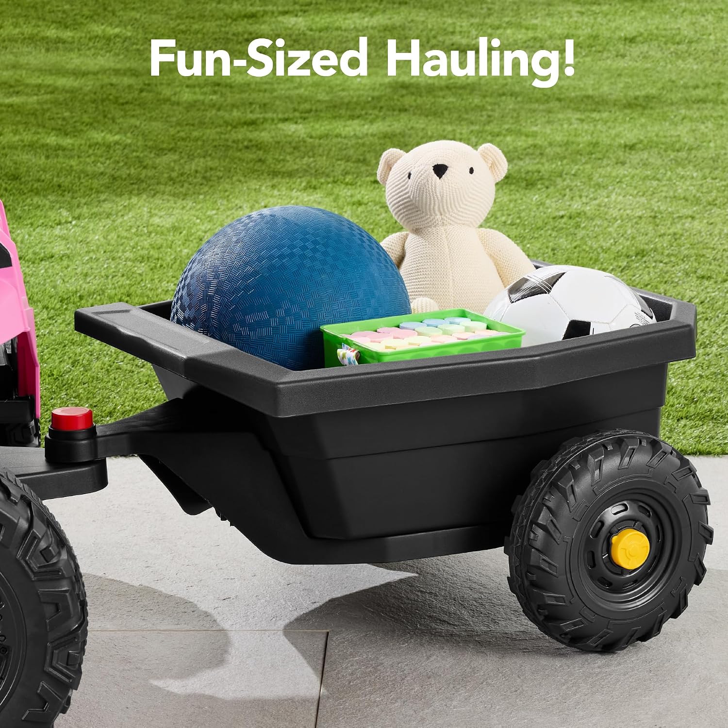 Best Choice Products Kids 12V Electric Ride On UTV Car and Trailer w/Parent Control, LED Lights, 2 Speeds, Bluetooth