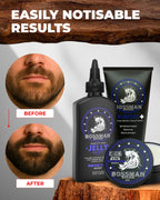 Essentials Beard Kit for Men, 3-Piece Gift Set - Naked (Unscented)