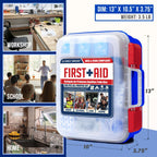400 Pcs OSHA Compliant First Aid Kit