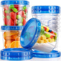 8 Pack-24 OZ Freezer Storage Containers, Plastic Soup Container with Lids, BPA Free Food Storage Containers with