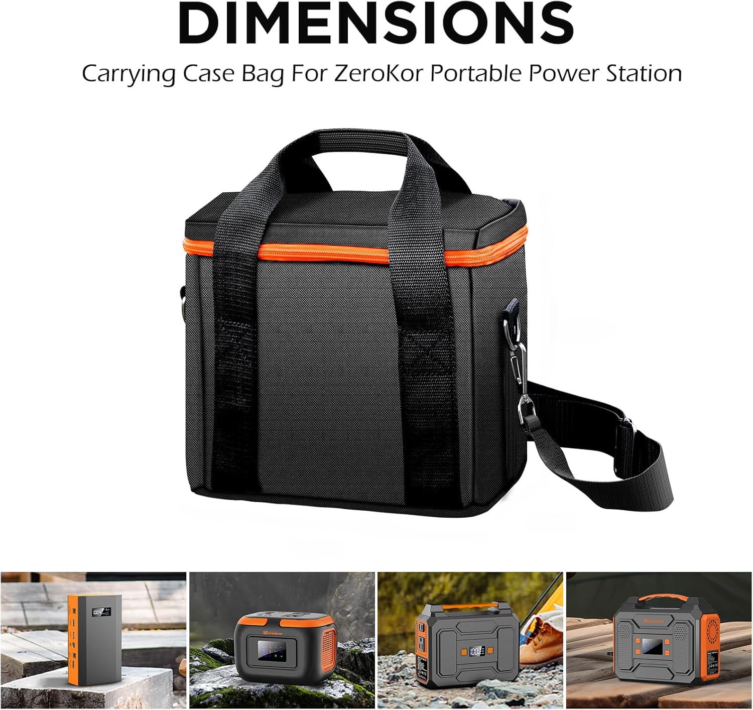 Portable Power Station Generator Carrying Case Compatible With R200 Power Stations (R200 Power Station Not Included)