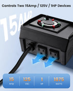 24-Hour Mechanical Pool Timer for Above Ground Pool, NEMA 5-15R