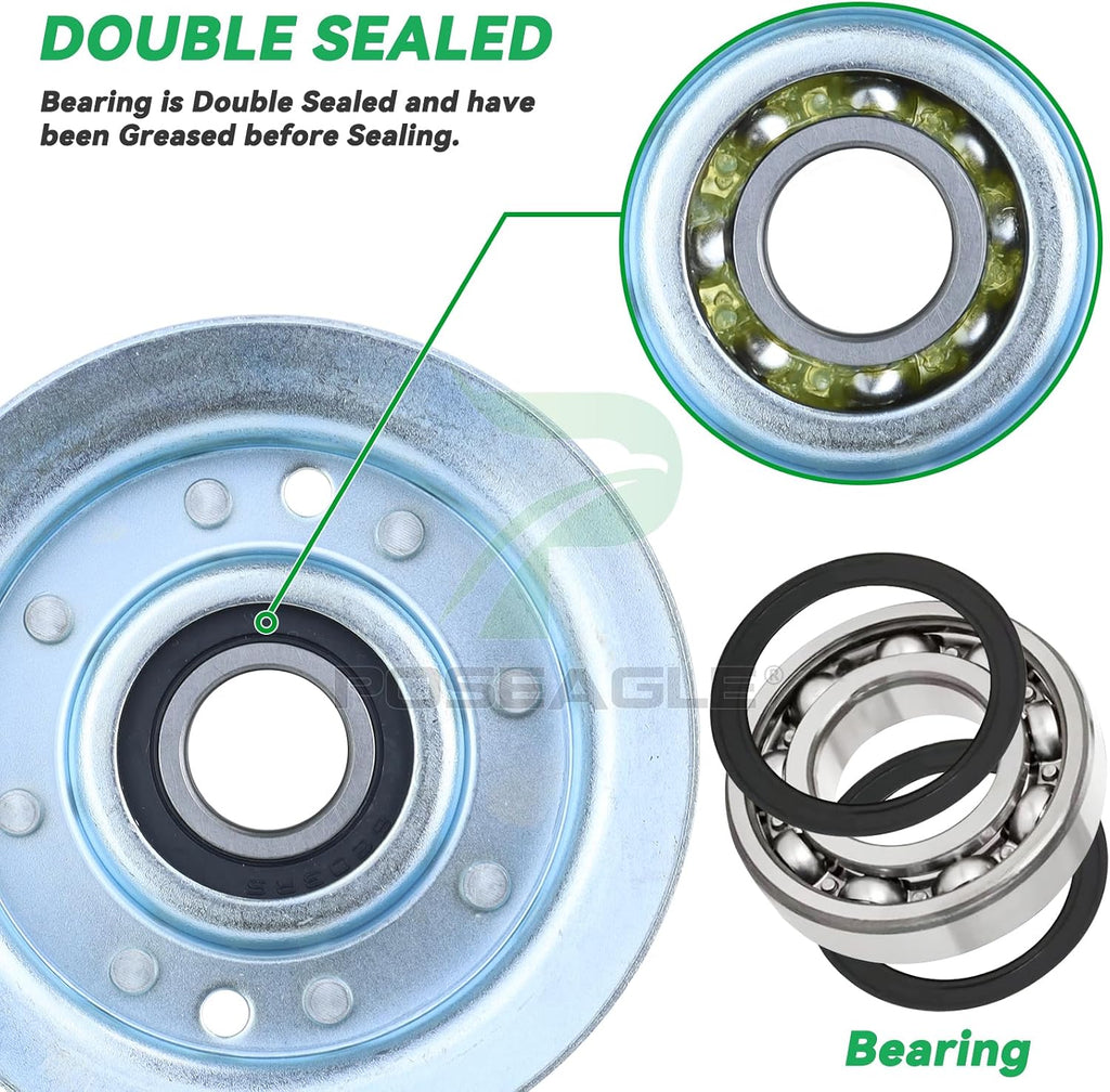 GY22172 Idler Pulley for John Deere 42" 48" D140 L130 LA145 Decks