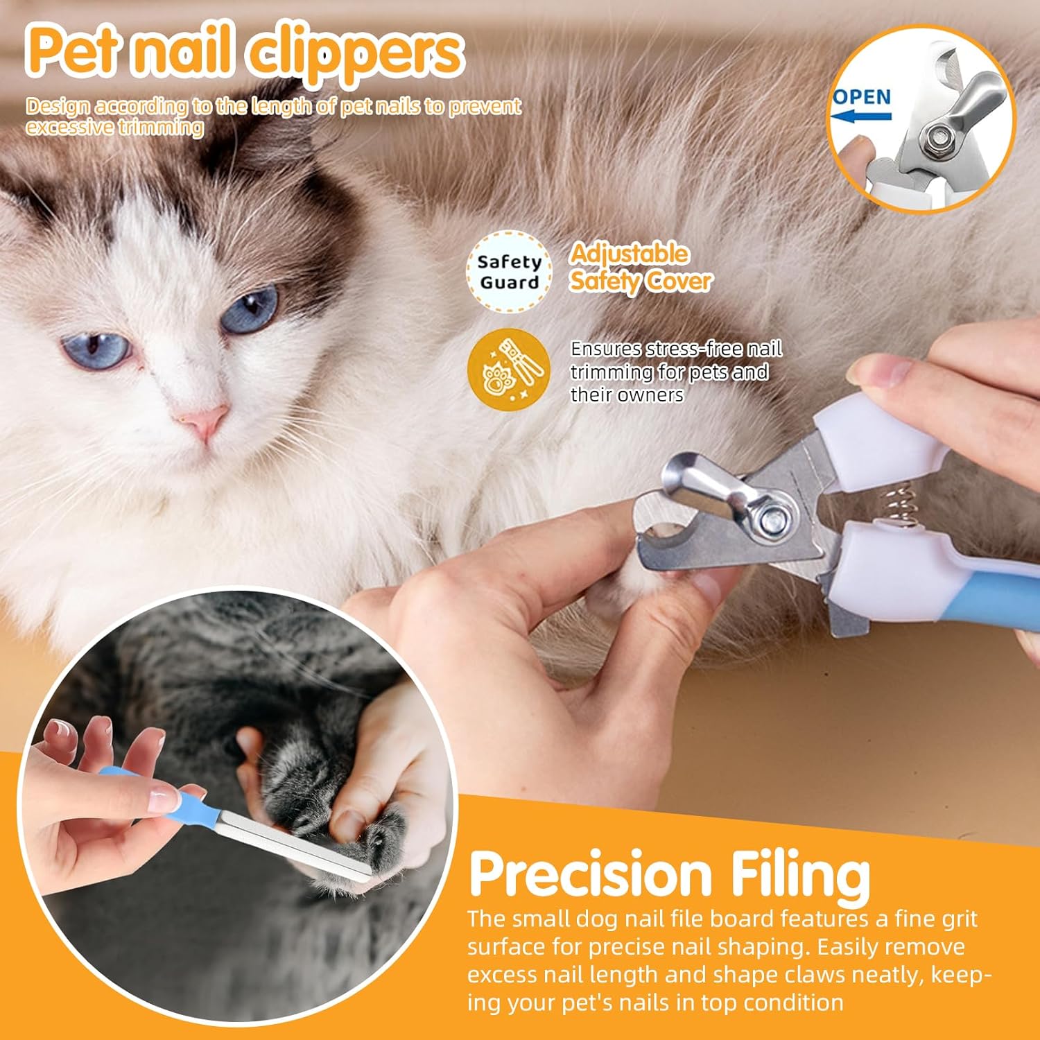 Aglads 12 in 1 Pet Grooming Kit, Dog Grooming Supplies with Self Cleaning Slicker Brush, Dematting Comb, Safety Nail