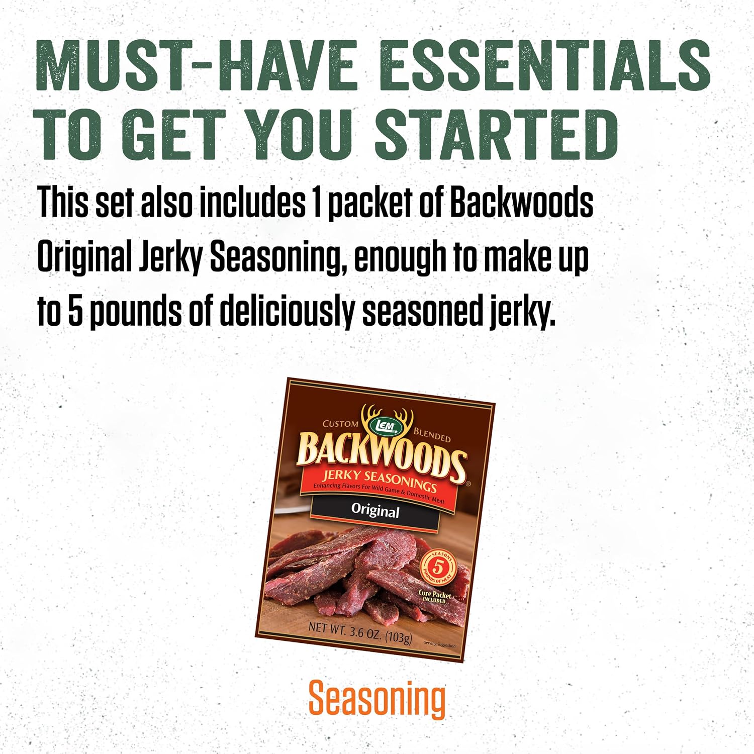 Products Jerky Gun and Backwoods Seasoning