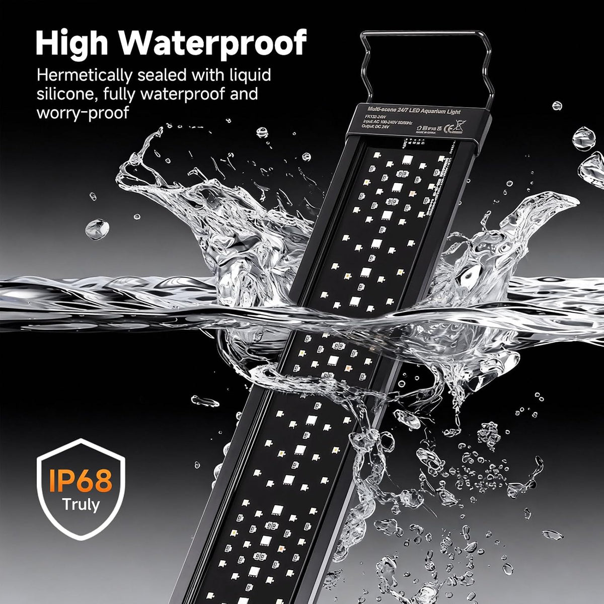 Smart LED Aquarium Light with One-Key Real-Time Sync Function