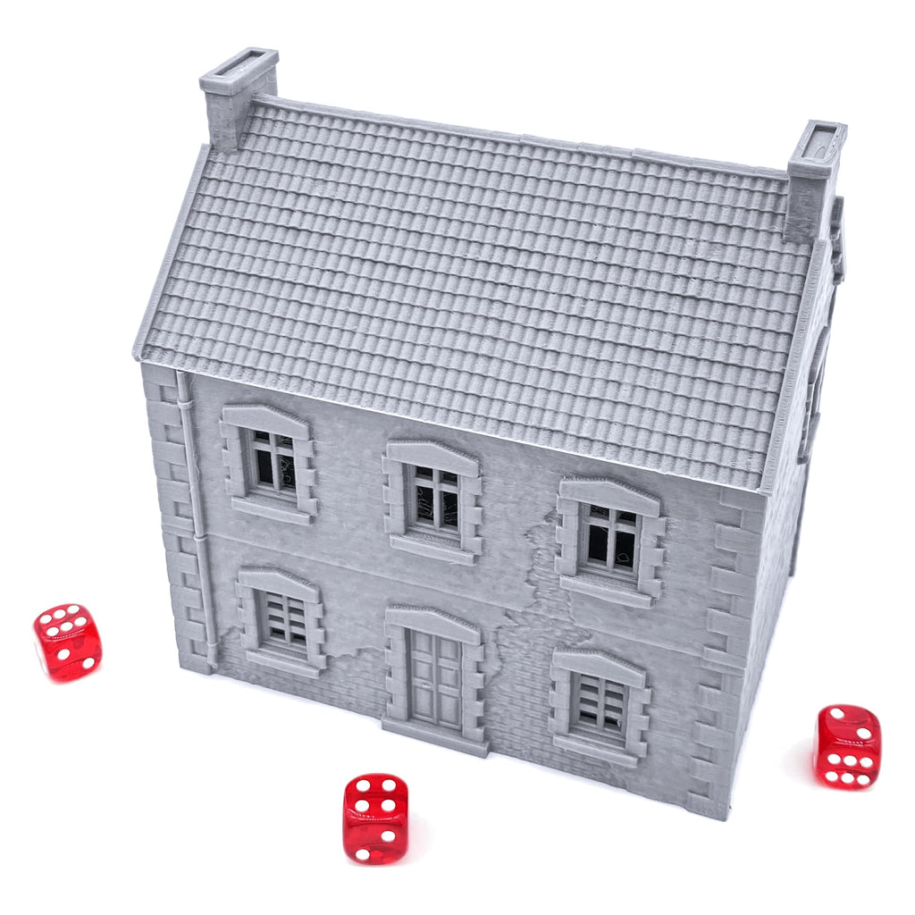 French Townhouse - RPG Terrain - Scenery for 28mm Tabletop Miniatures