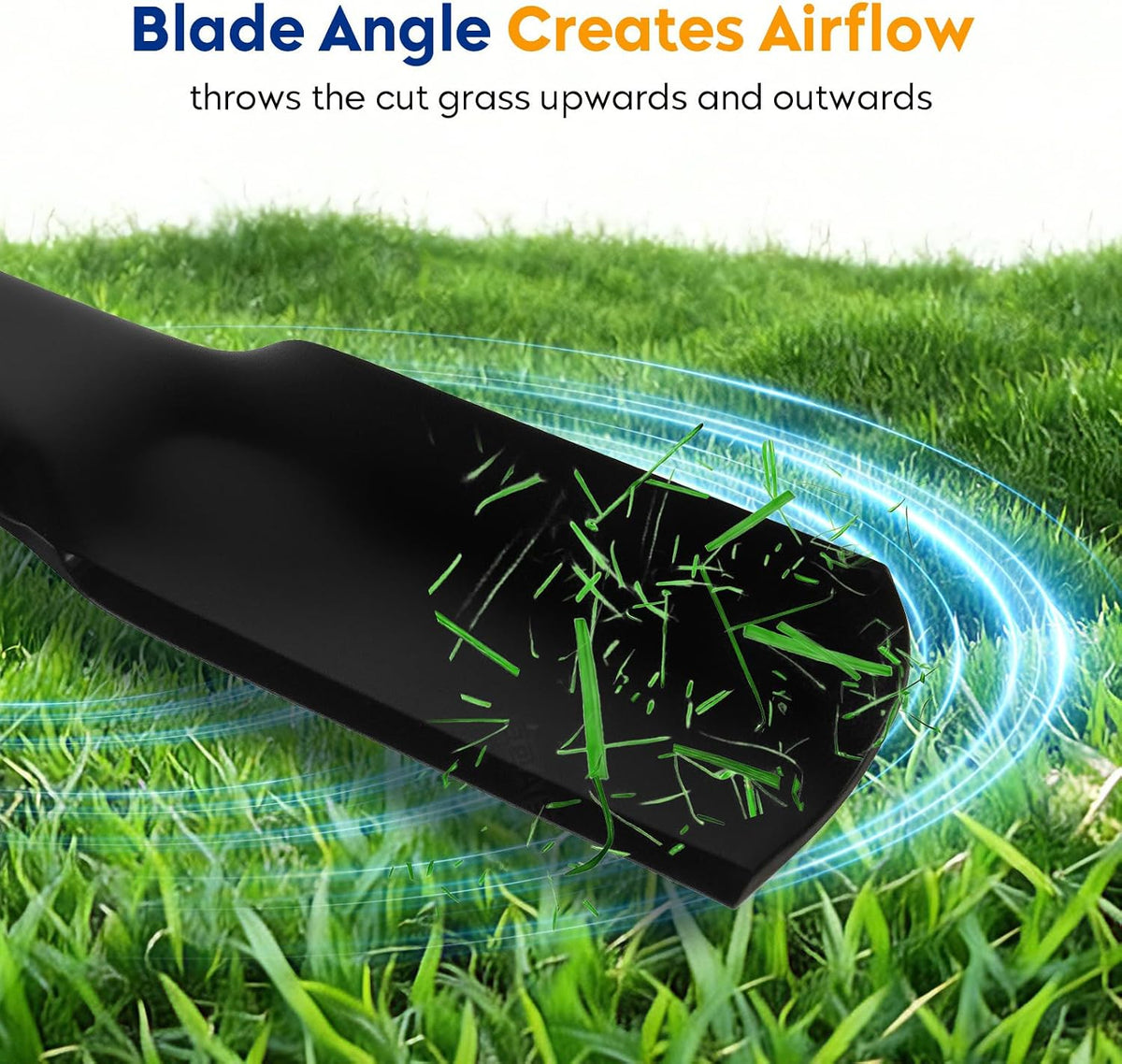 Aeagle 942-05052A Mower Blades for Cub Cadet ZT1 ZT2 Ultima Zero Turn XT1 XT2 Enduro Series LT50 GT50 RZT50 RZT-L34 50'' Deck Lawn Tractor Replaces 742-05052A, High Lift, 6 Point Star, 3 Pack (Black)
