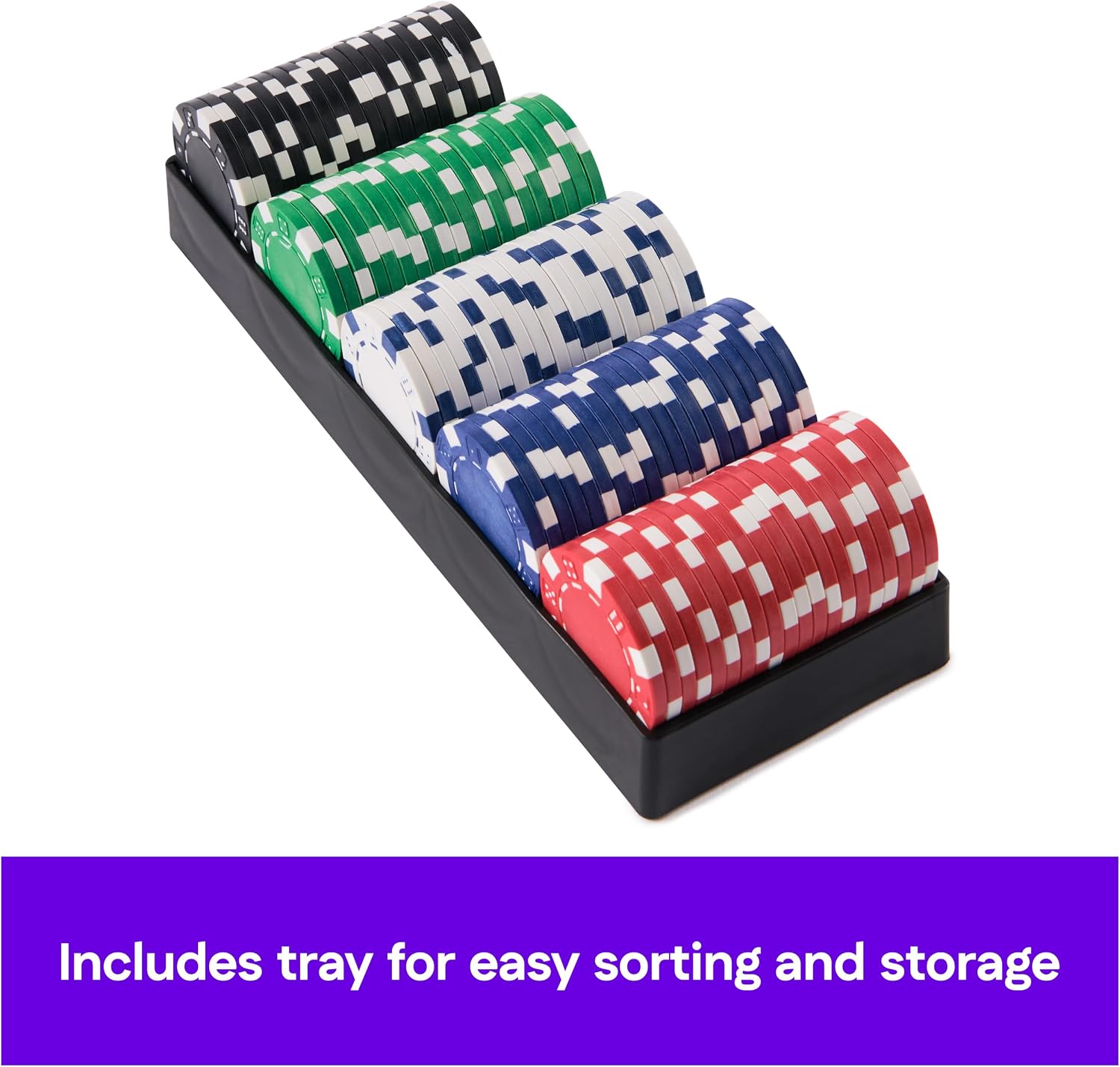 Spin Master Games Cardinal Classics 100-Piece Poker Set | Classic Game, 100-Piece Casino-Style Poker Chip Set