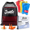 3-Pack Lawn Water Slide Bodyboards with Mesh Storage Bag – Includes Slide Repair Patches, Ground Anchors & Hose