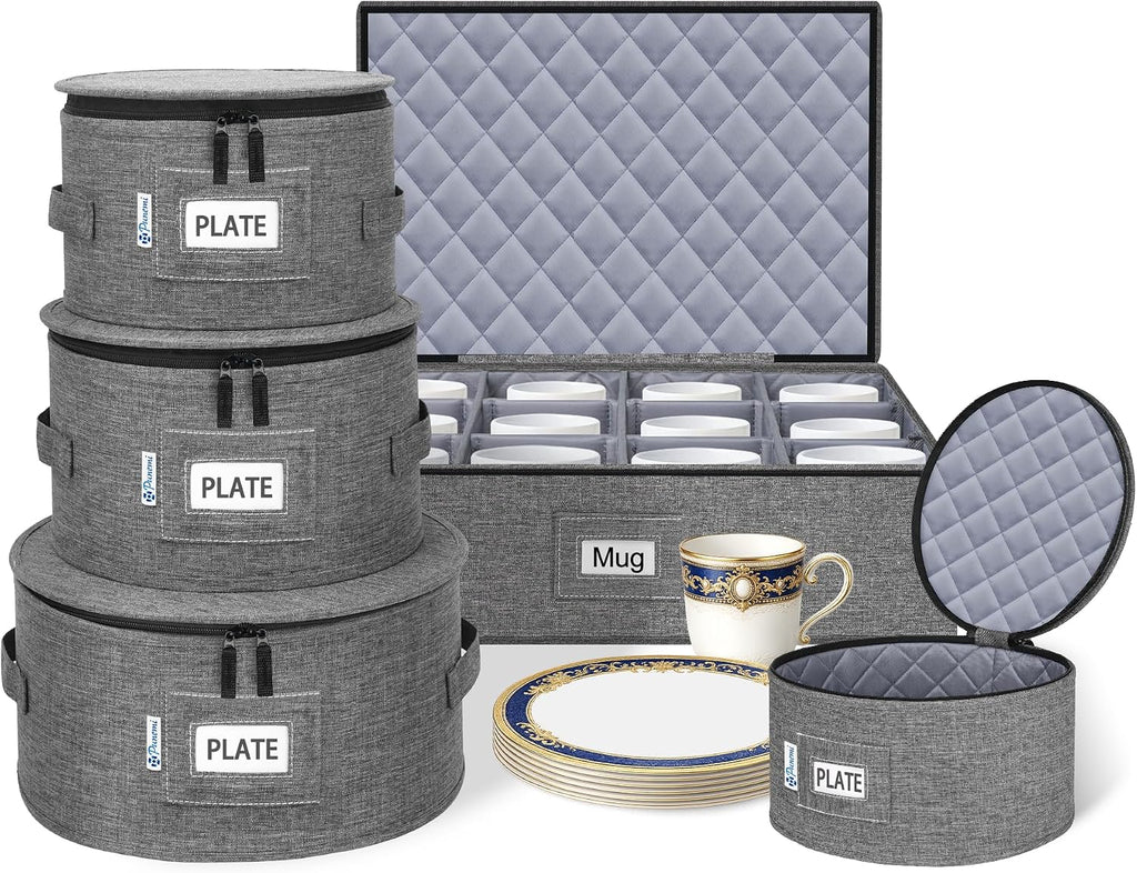 China Storage Containers 5-Piece Hard Shell Dinnerware Moving Boxes