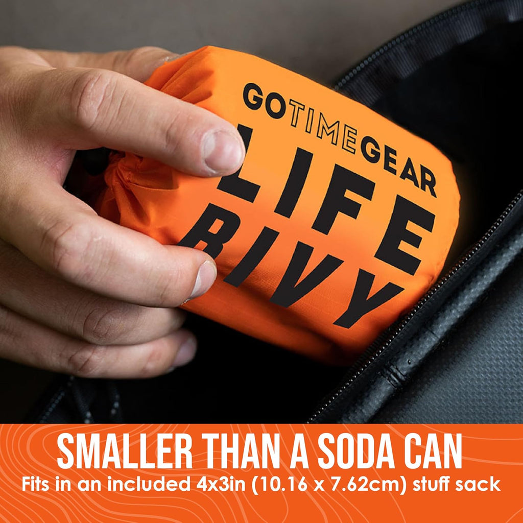 Life Bivy Emergency Survival Sleeping Bag Thermal Bivy - Use as Emergency Bivy Sack, Survival Sleeping Bag, Mylar