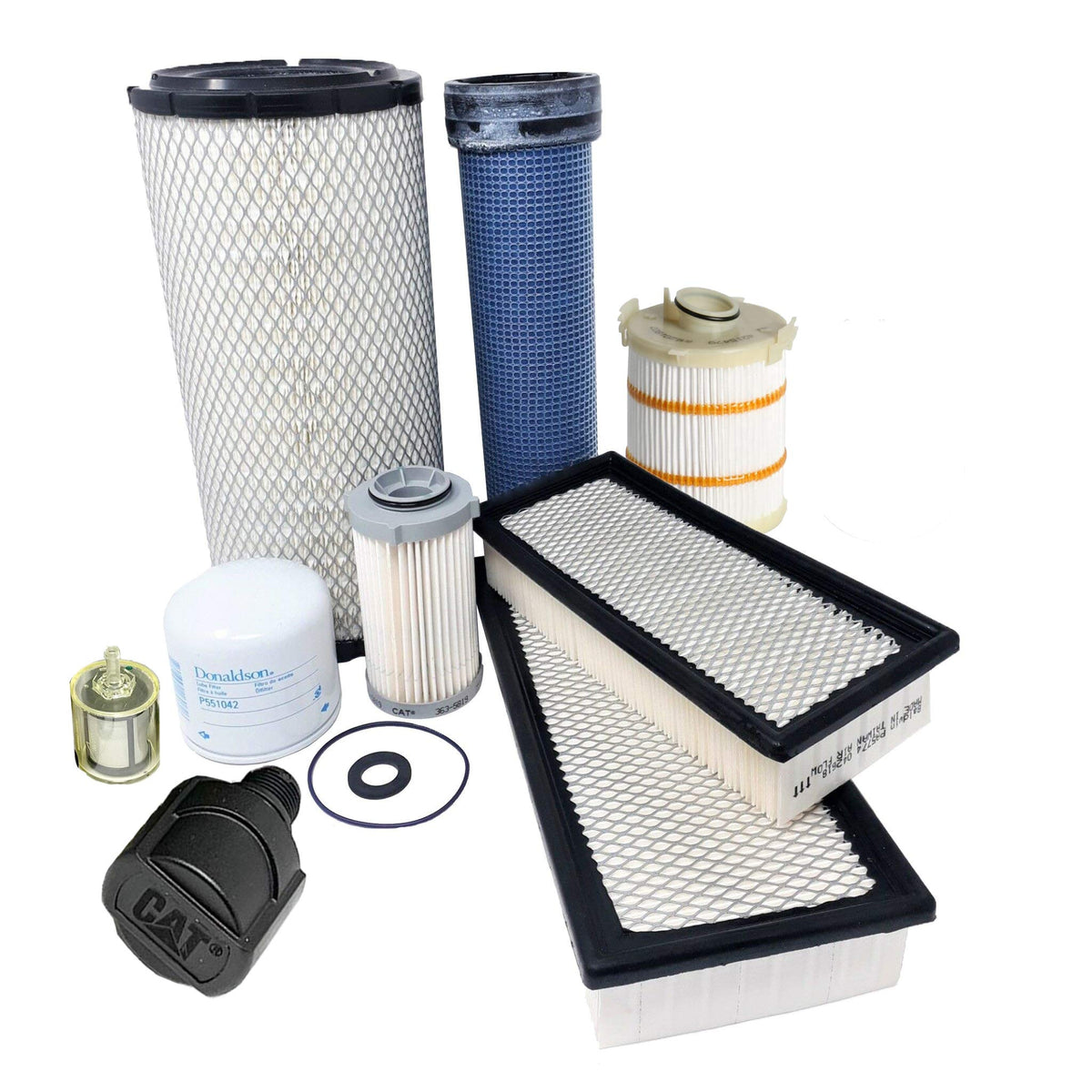 CFKIT 1000 Hours Filter Kit Compatible with CAT 259D 279D 289D 299D 299D2
