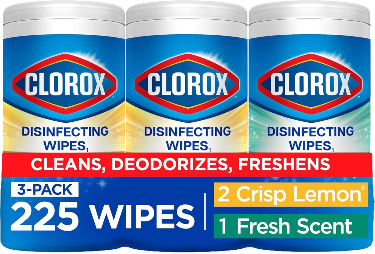 Value Pack, Cleaning Wipes, 75 Count Each, Pack of 3 (Package May Vary)