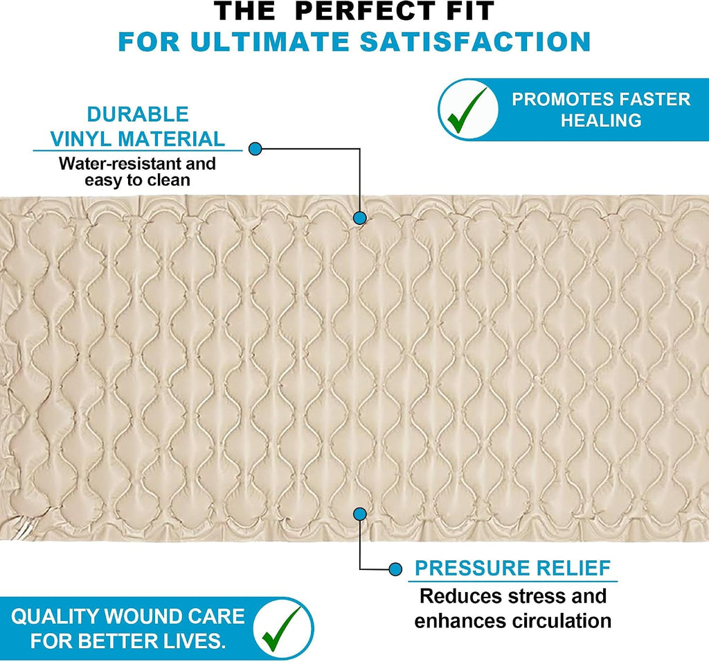 Premium Alternating Air Pressure Mattress Pad with Quiet Pump