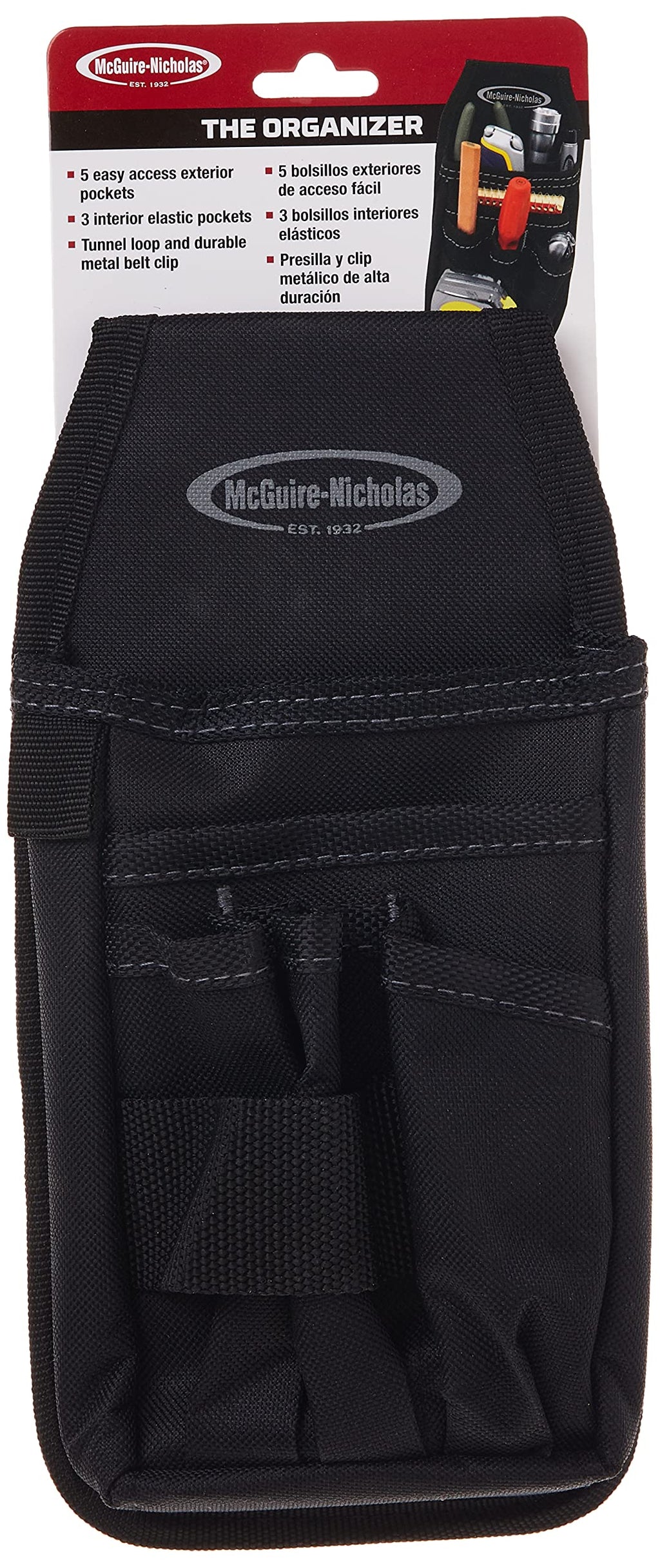 Mini Organizer | Mini Nylon Organizer Pocket Attachment for Tool Belt | Durable and Compact Tool Holder