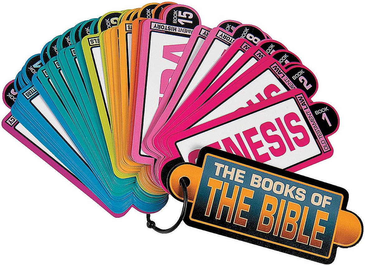 Bible Study Guide Cards, 12 Pack Bundle | Complete Bible Flash Cards Set, Scripture Memory Verses, Color Coded