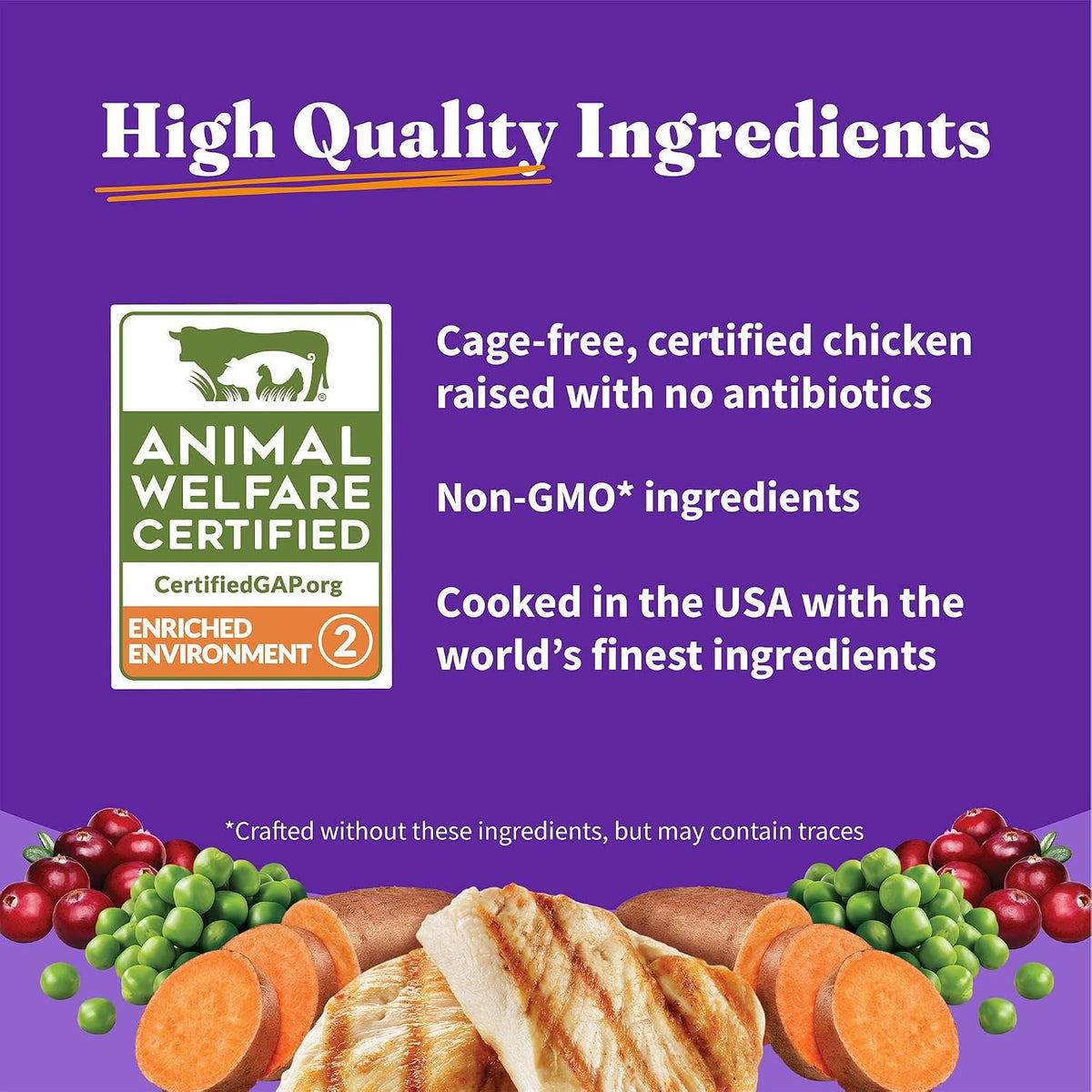 Holistic Indoor Dry Cat Food, Cage-Free Chicken Recipe, 3 lb