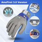 Cut Resistant Gloves Food Grade & Stainless Steel Mesh for Oyster Shucking Butcher Kitchen Meat and Fish Slicing