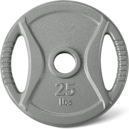 2-Inch Olympic Grip Weight Plates, Cast Iron