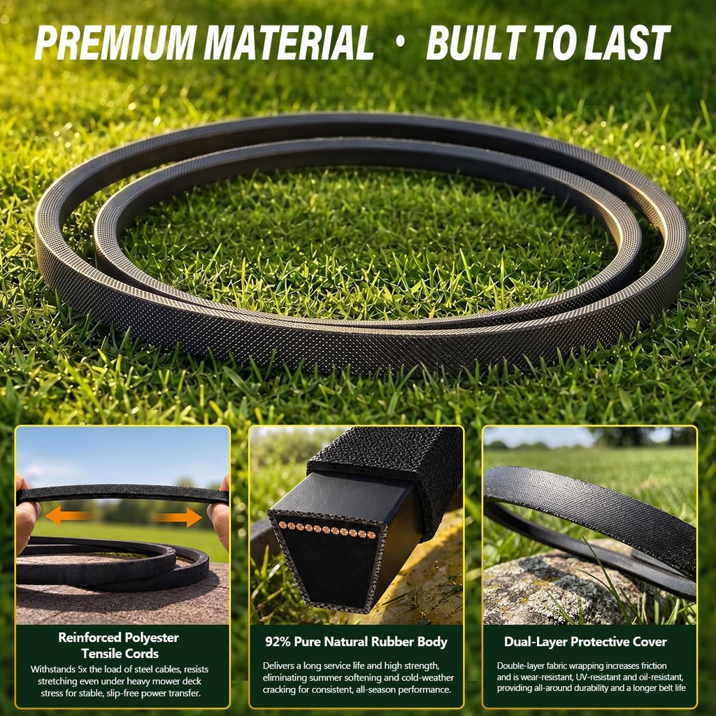 754-04044 Deck Belt 134" x 0.5" Replacement for Cub Cadet