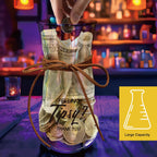 Glass Tip Jar for Bartenders, Restaurants, Bars and Musicians, Style A