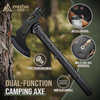 Hatchet Axe with Sheath, Multi-Functional Tactical Tomahawk | Sharp Portable Survival Axes with Hammer for Camping