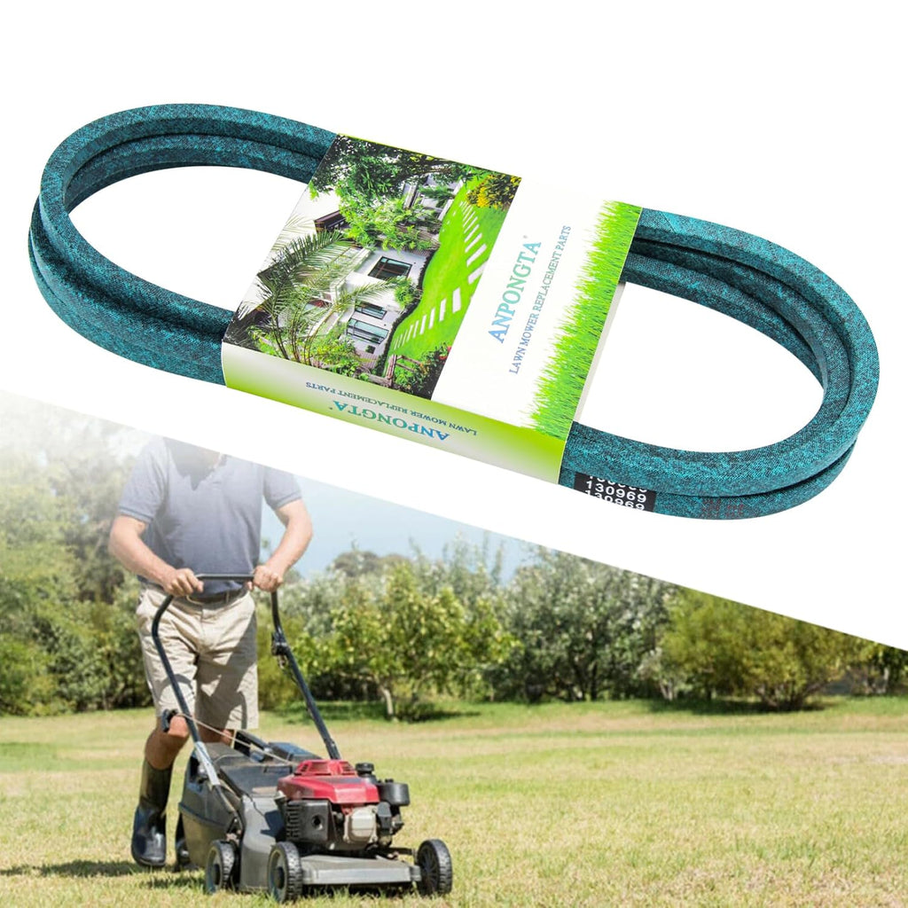 130969 Drive Belt 532130969 Replaces Craftsman Husqvarna 42 inch Drive Belt, Fits John Deere LT150, LT160, LT170, LT180, X300, X320, X360, Ariens 21546080 (1/2'' x 92'' V-Belt, Kevlar Cord)