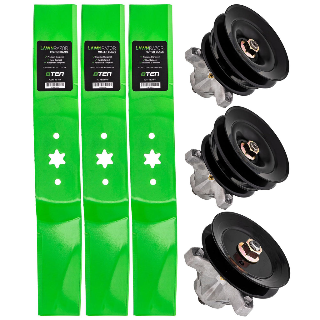 8TEN Blade Spindle Kit for MTD Yard Machines 14AU807P352