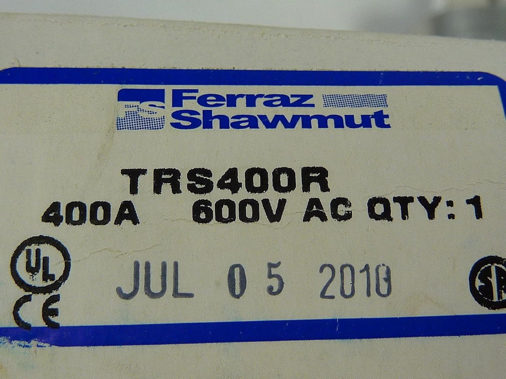 Ferraz-Shawmut TRS400R Class RK5 Cartridge Fuse, 600V, 400A