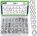 SAE & Metric Split Spring Lock Washer Assortment kit 304 SS 1780Pcs