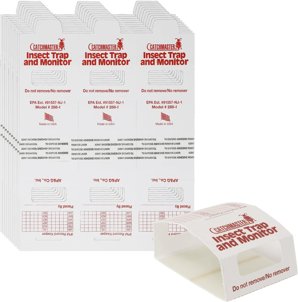 Spider & Insect Glue Traps 30-Pk (10 Sheets), Adhesive Cockroach Killer Glue Boards, Spider Traps, Cricket Sticky