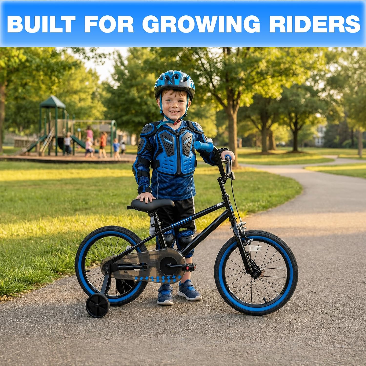Kids Bike 16 20 Inch Child Bicycle Boy Girl Rider Beginner Cycling | Hand Brake,Coaster Brake, Adjustable Seat &