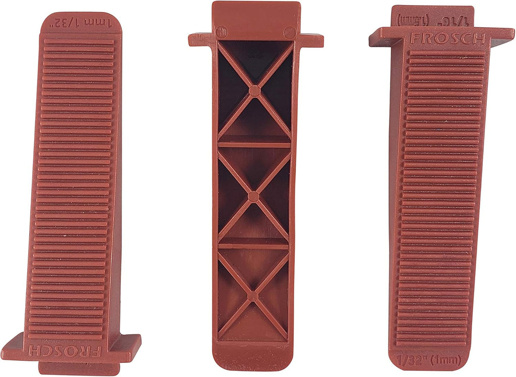 Tile Leveling System Kit - 1/8" (3mm), 250 Clips & 100 Wedges