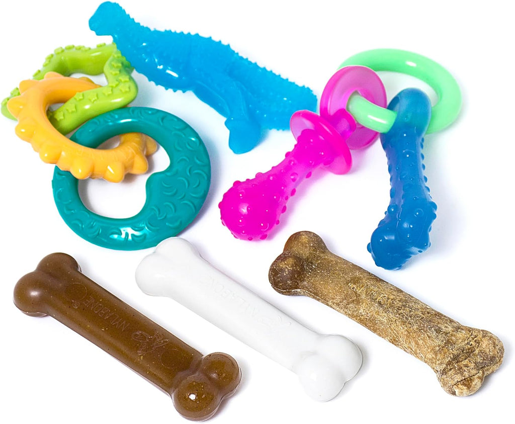 Puppy Chew Toy & Treat Bundle, Small, 6 Count